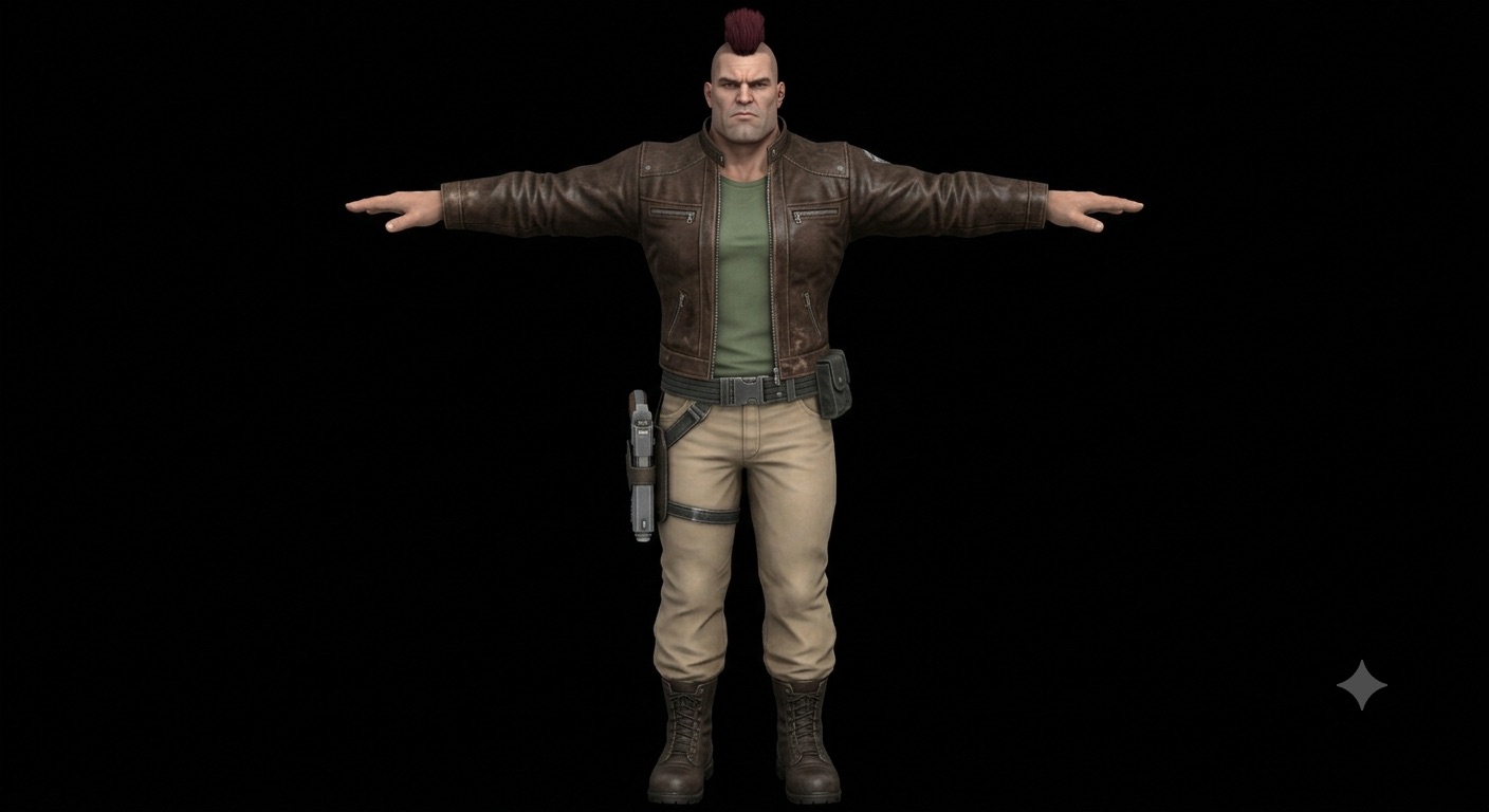 Buff space cowboy
